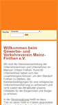 Mobile Screenshot of gewerbeverein-finthen.de